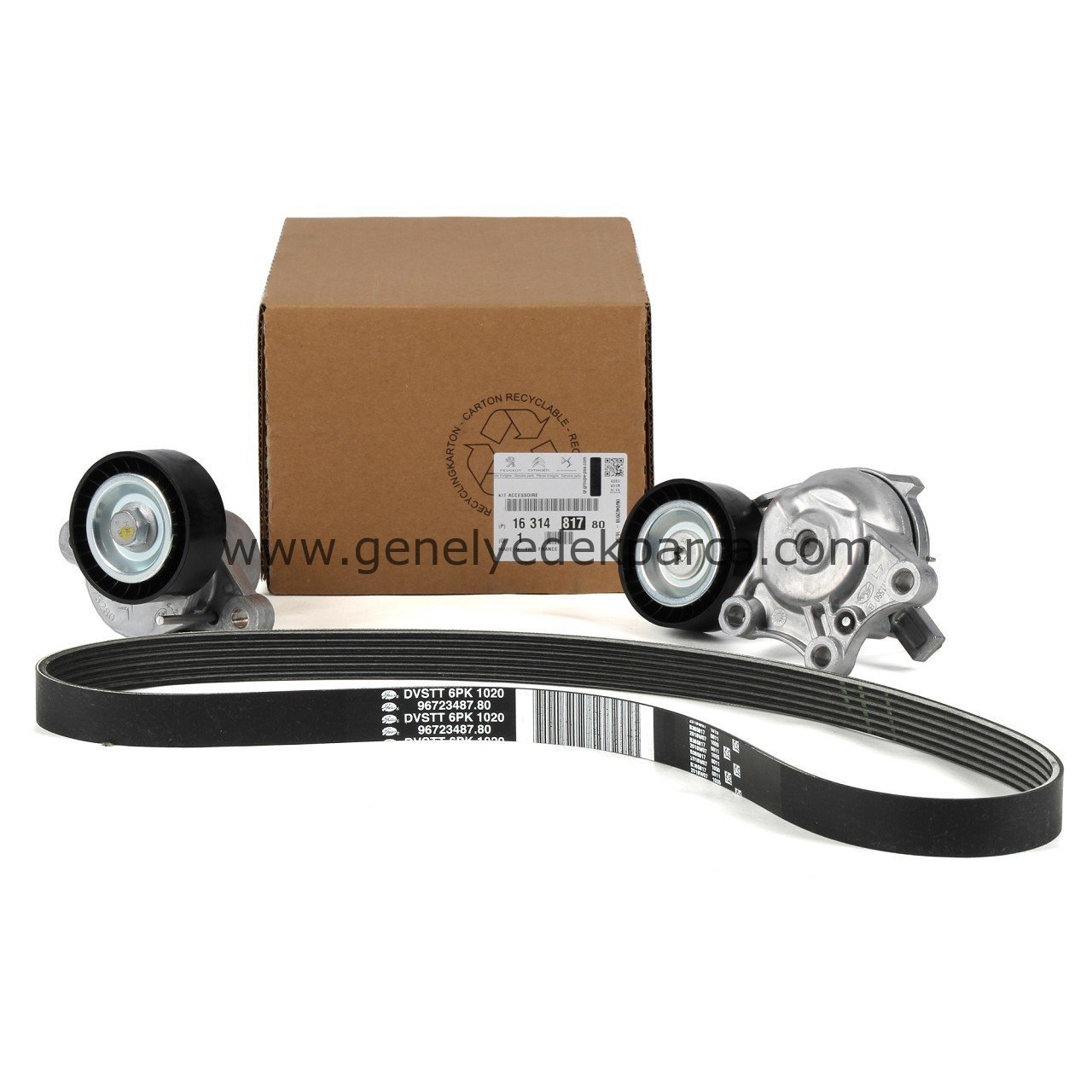 Peugeot Partner Tepe 1.6 Hdi Euro 5 V Kayış Ve Gergi Kütüğü Seti Orijinal