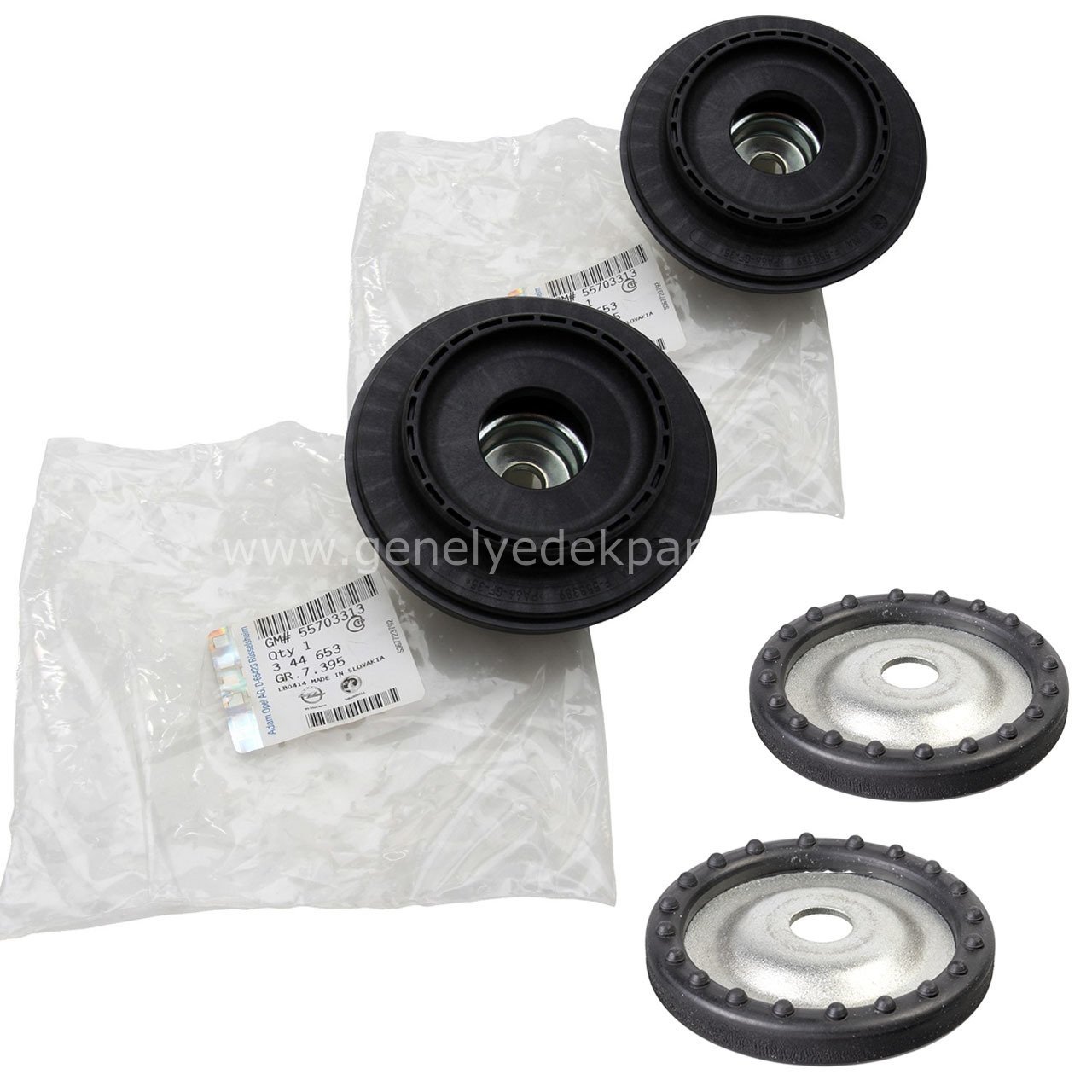 Opel Corsa E Amortisör Bilyalı Üst Takozu/Çanak Takım Orijinal Gm Marka