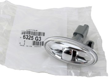 Citroen C3 Çamurluk Sinyali Şeffaf Tip Psa Orijinal