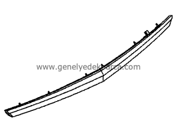 Opel Astra H Bagaj Kapağı Tutma Kolu Kromu (HB) GM Marka