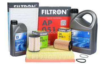 Opel Astra G Filtron 2.0 Dizel Motor Bakım Seti GM 10W40 5 LT Yağlı
