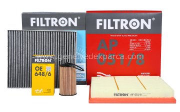 Opel Astra J 1.6 Benzinli Bakım Filtre Seti Karbonlu Filtron Marka