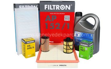 Opel Vectra C Filtron 1.9 Dizel Motor Bakım Seti GM 10W40 4 LT Yağlı