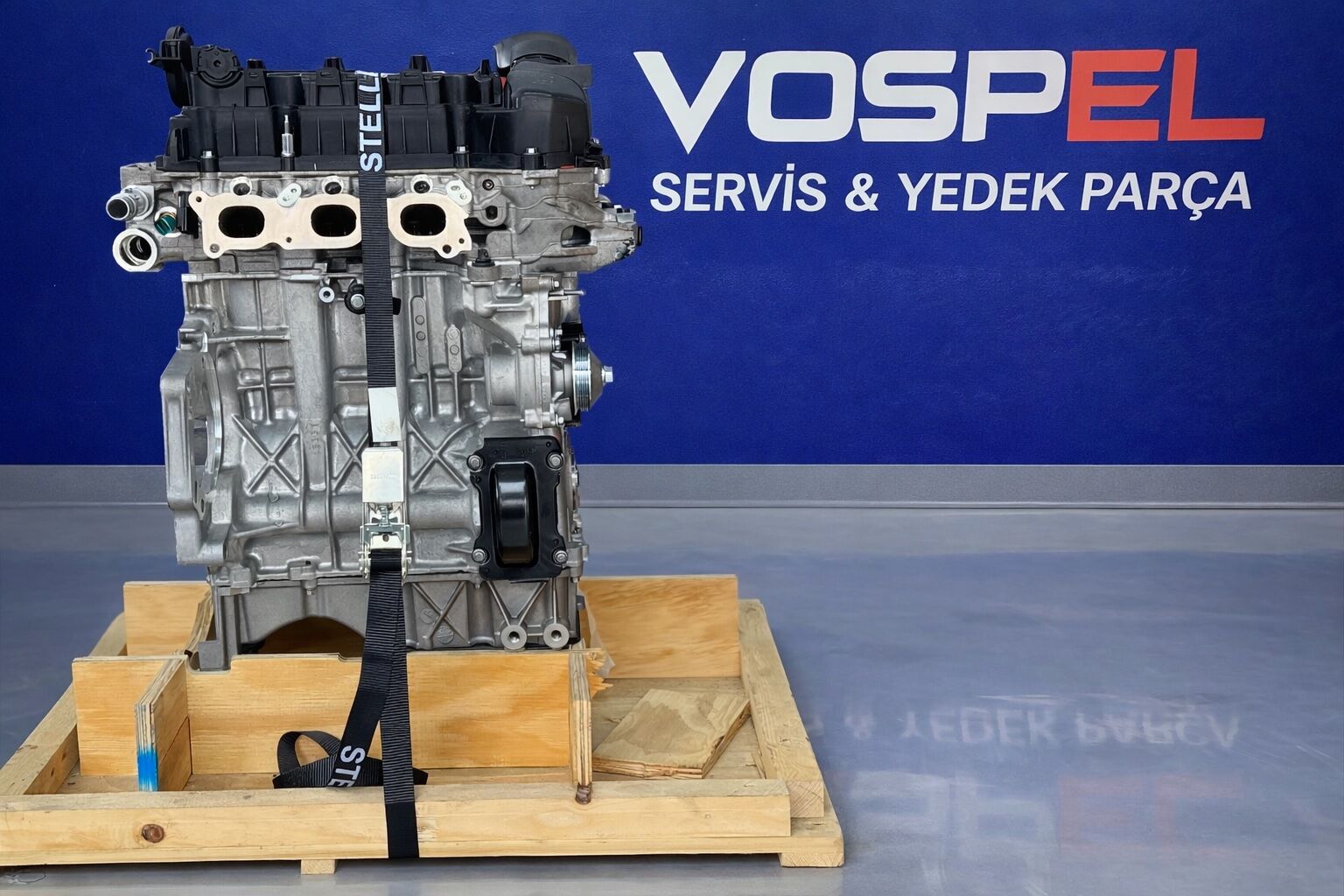 Citroen C2 1.2 VTİ Turbosuz Sıfır Sandık Motor Orjinal PSA