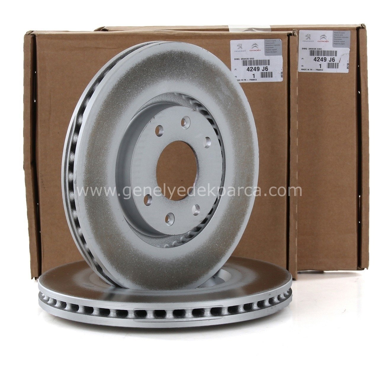 Opel Crossland X Ön Fren Disk Takımı 15 '' Orijinal PSA Marka