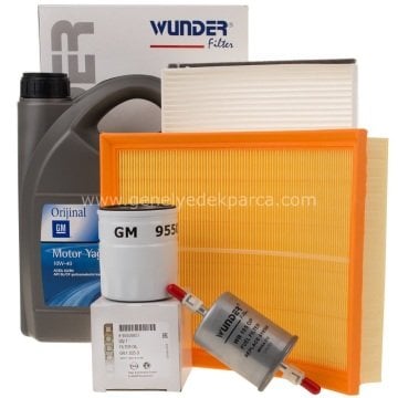 Opel Astra G 1.4/1.6 Benzinli Periyodik Bakım Seti Wunder Marka