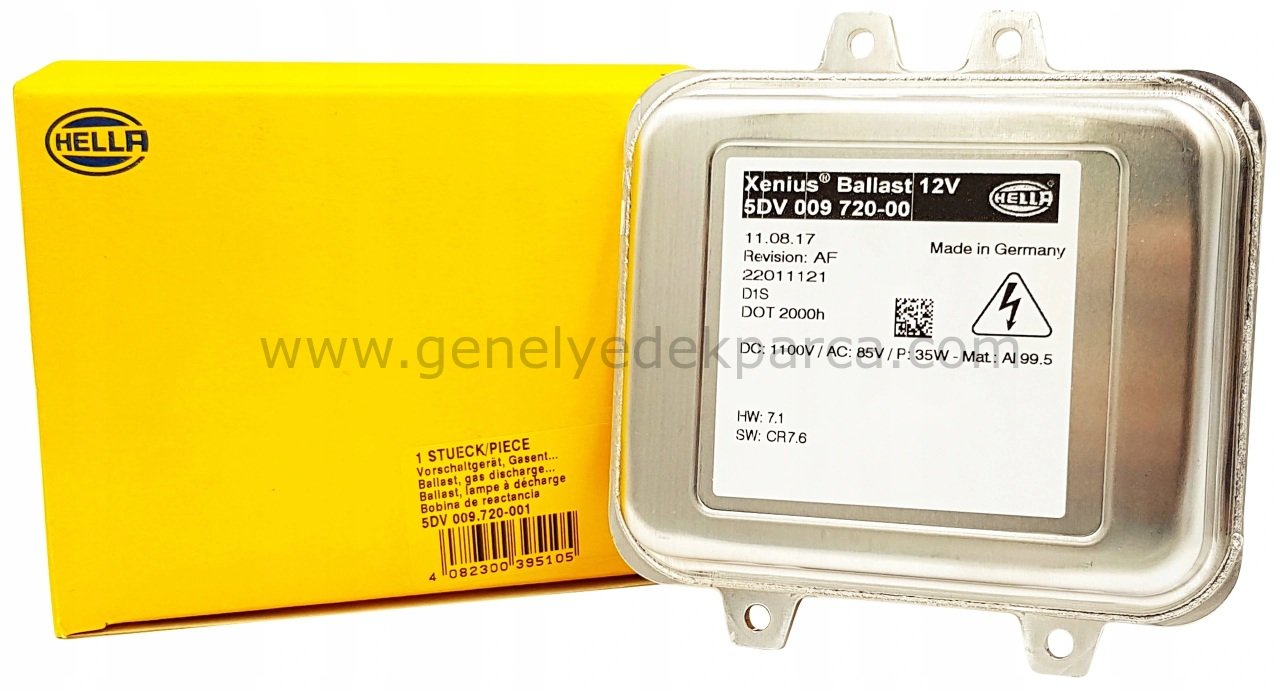 Opel Astra J Xenon Far Beyni Orijinal Hella Marka