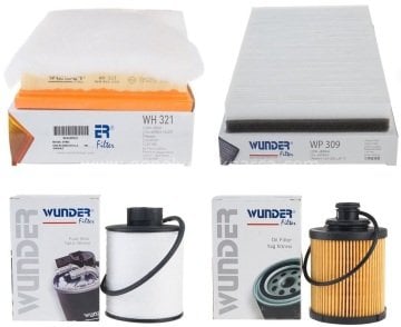 Opel Astra H 1.3 Dizel Periyodik Bakım Seti Ufi Tipli Wunder Marka