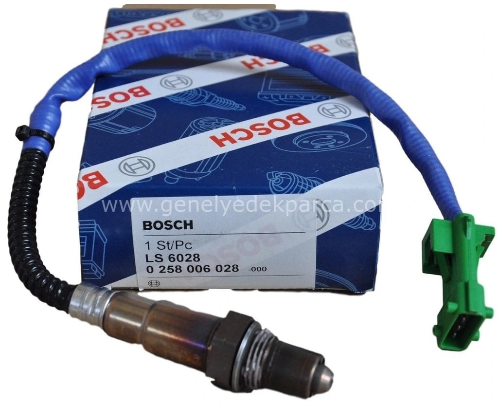Citroen C4 1.4/1.6 Oksijen Sensör Bosch Marka (0258006028-C4)