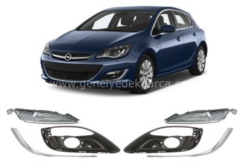 Opel Astra J Sis Far Çerçevesi Krom Çıta Sinyal Seti