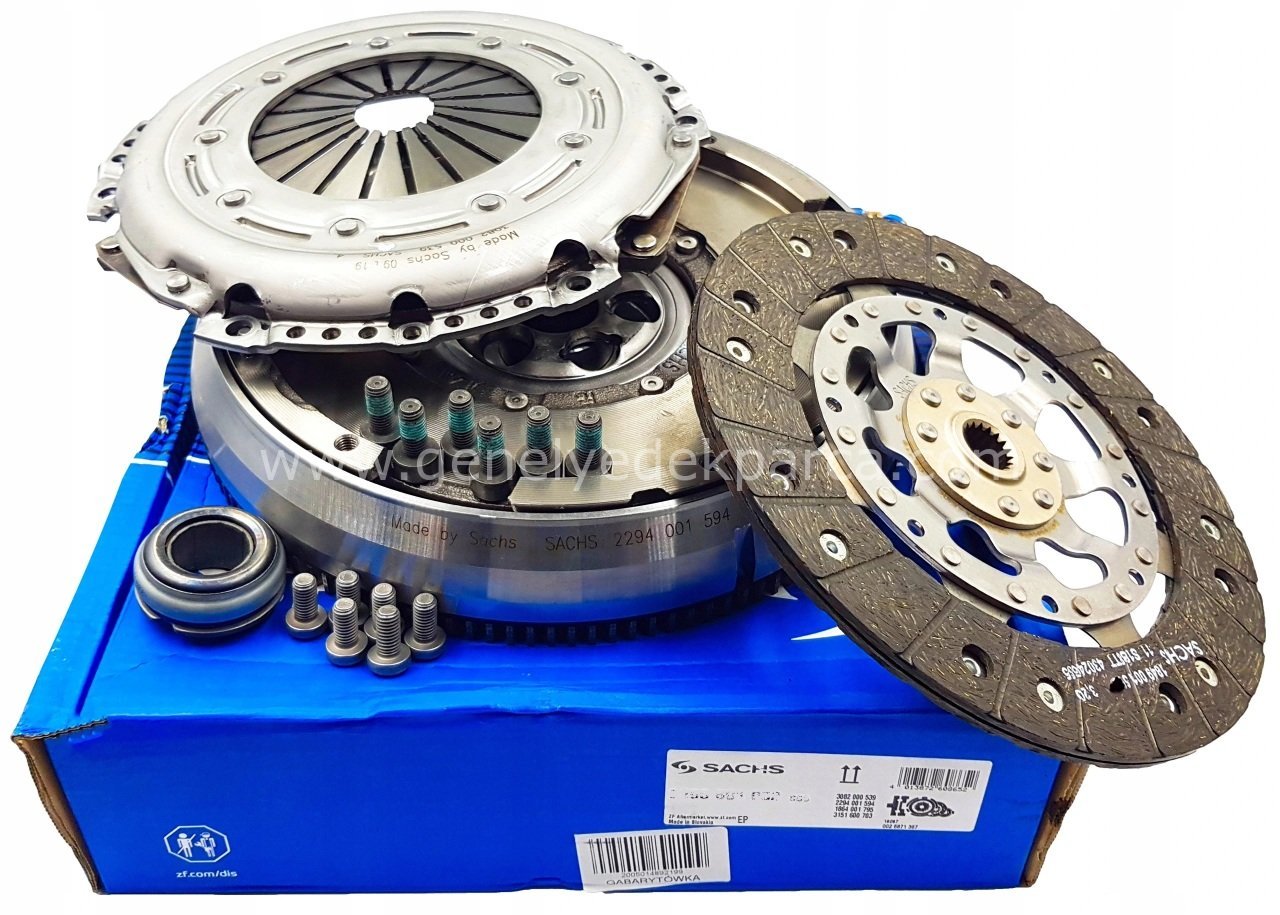 Citroen C4 1.6 Hdi Euro 4 Dizel Volant Baskı Balata Debriyaj Seti Sachs Marka